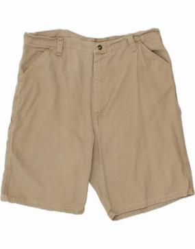 WRANGLER Mens Cargo Shorts W42 2XL  Beige Cotton Adaptive Tension Control