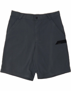 ADIDAS Mens Chino Shorts Medium W34  Blue Polyamide Wrinkle Resistant Treatment Snag Free Fabric