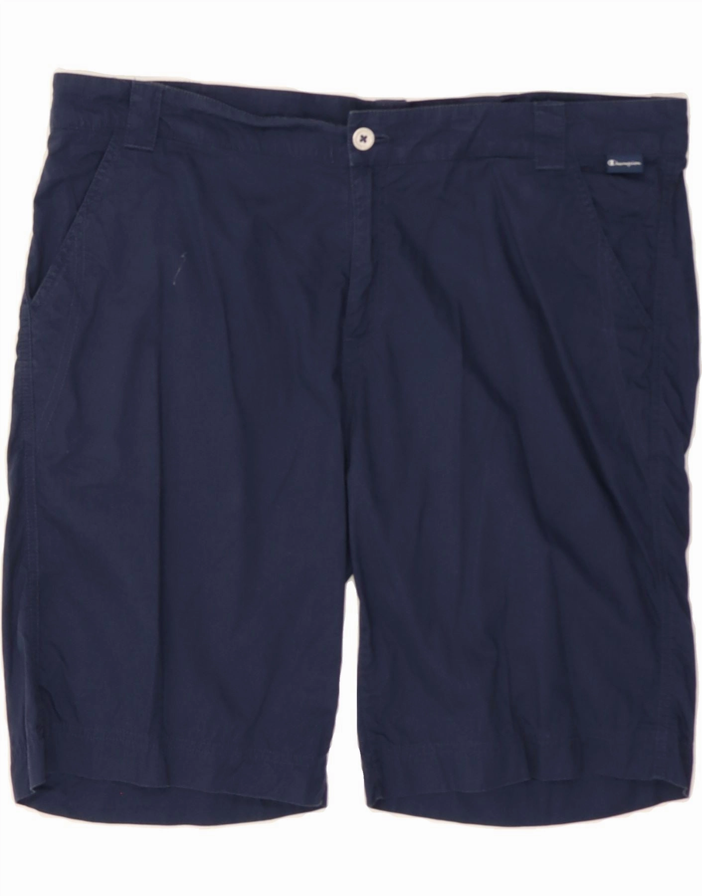 BreathableWebbing water sports gear CHAMPION Mens Chino Shorts 2XL W42 Navy Blue Cotton