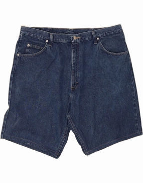 Breezy Feel Daily Casual WRANGLER Mens Relaxed Fit Denim Shorts W42 2XL Blue Cotton