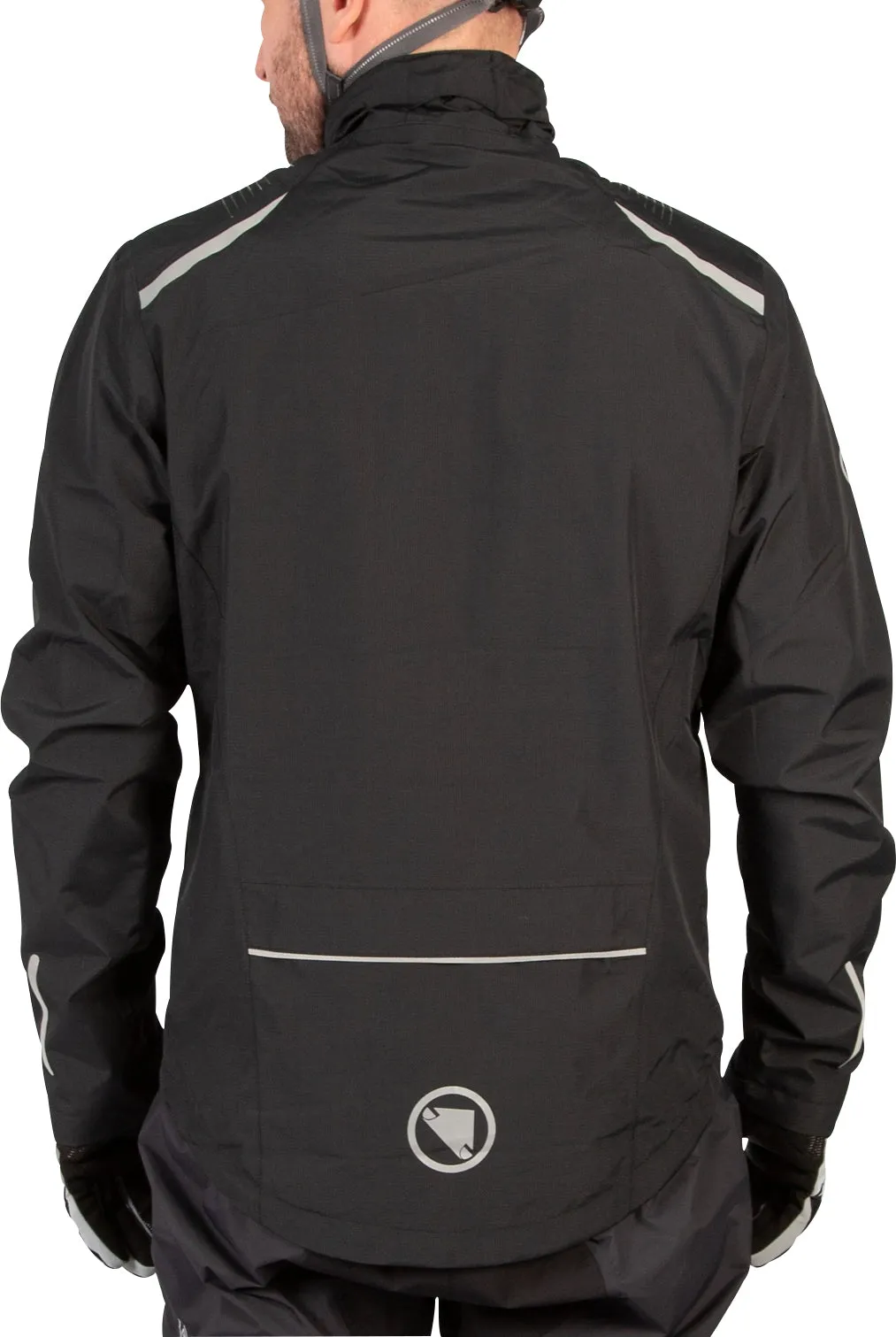 Endura Hummvee Waterproof Mens Cycling Jacket - Black LightweightFabric
