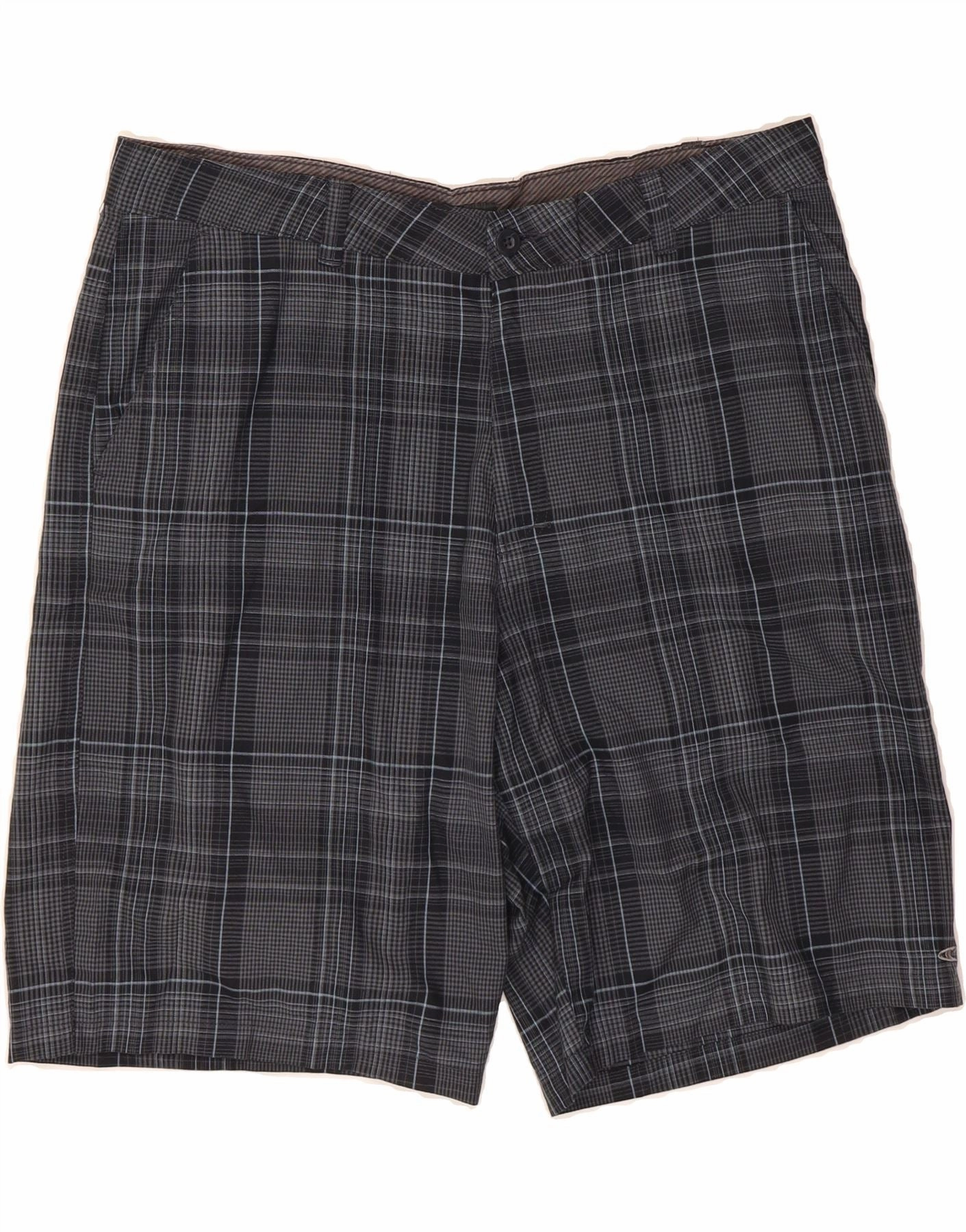 Moisture Controlled Lining Eye-catching Design O'NEILL Mens Chino Shorts W40 XL Black Check Polyester