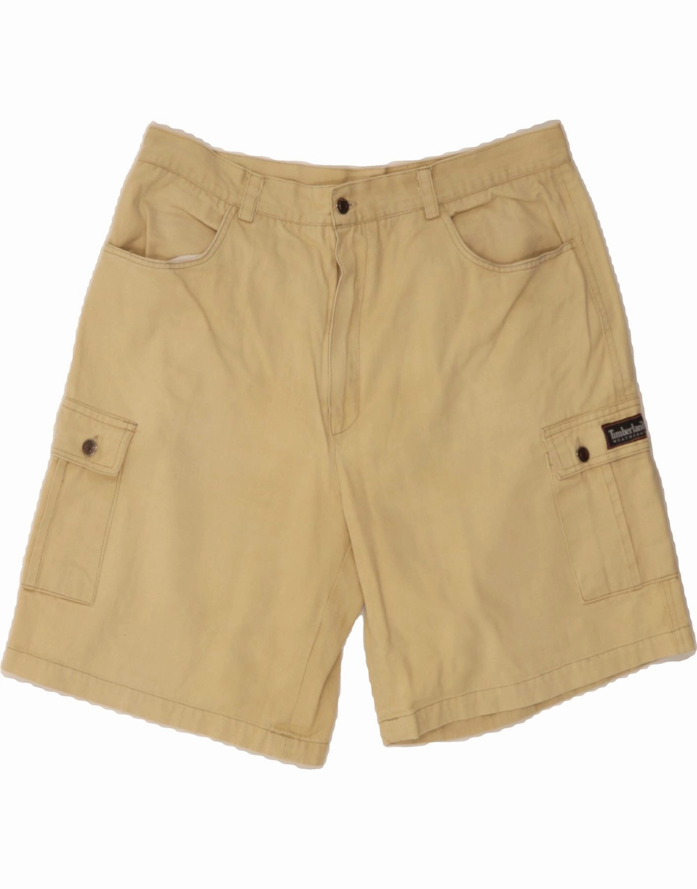 Quick design TIMBERLAND Mens Cargo Shorts W32 Medium  Beige Cotton