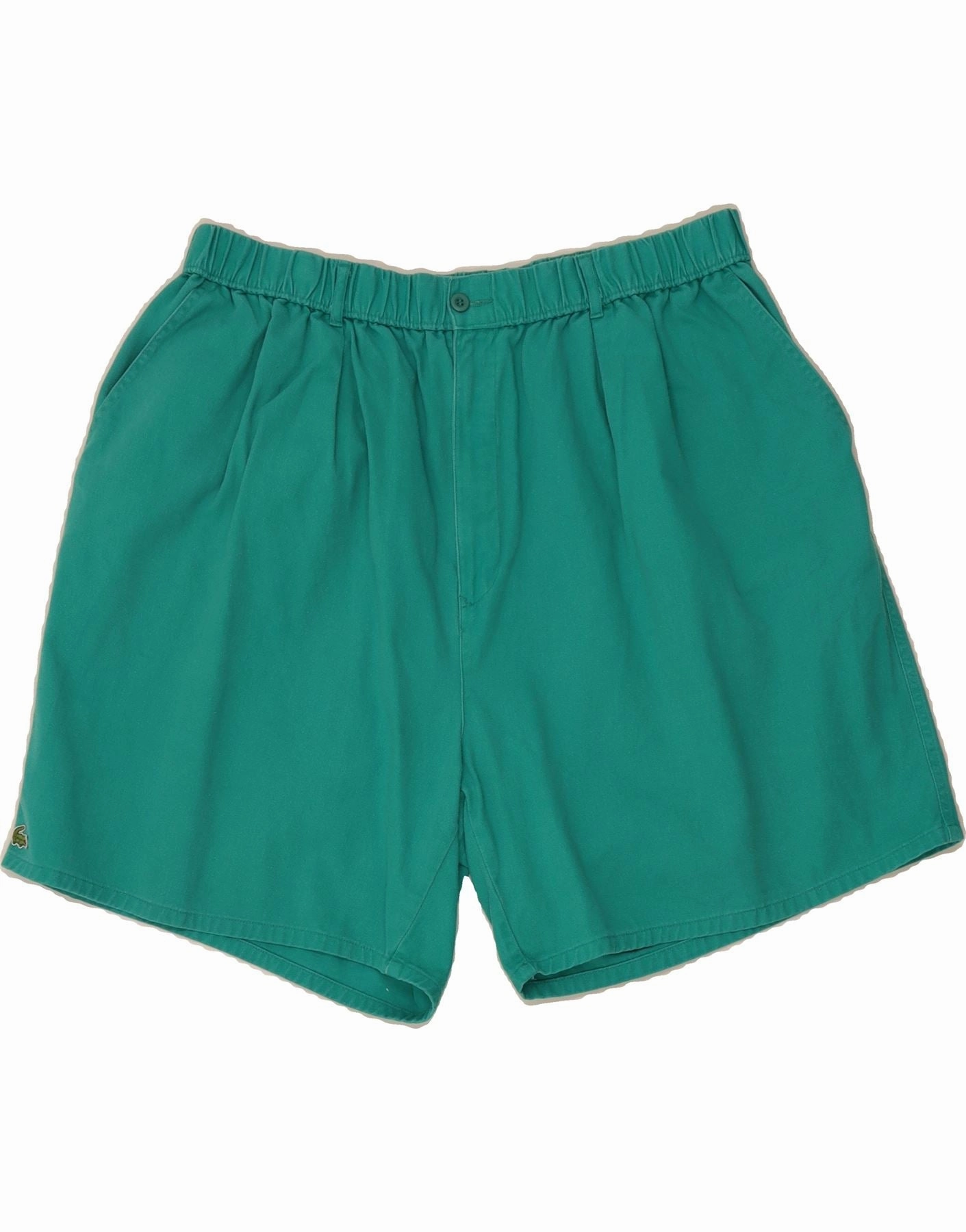 Seamless Integration LACOSTE Mens Chino Shorts 2XL W42  Turquoise Cotton