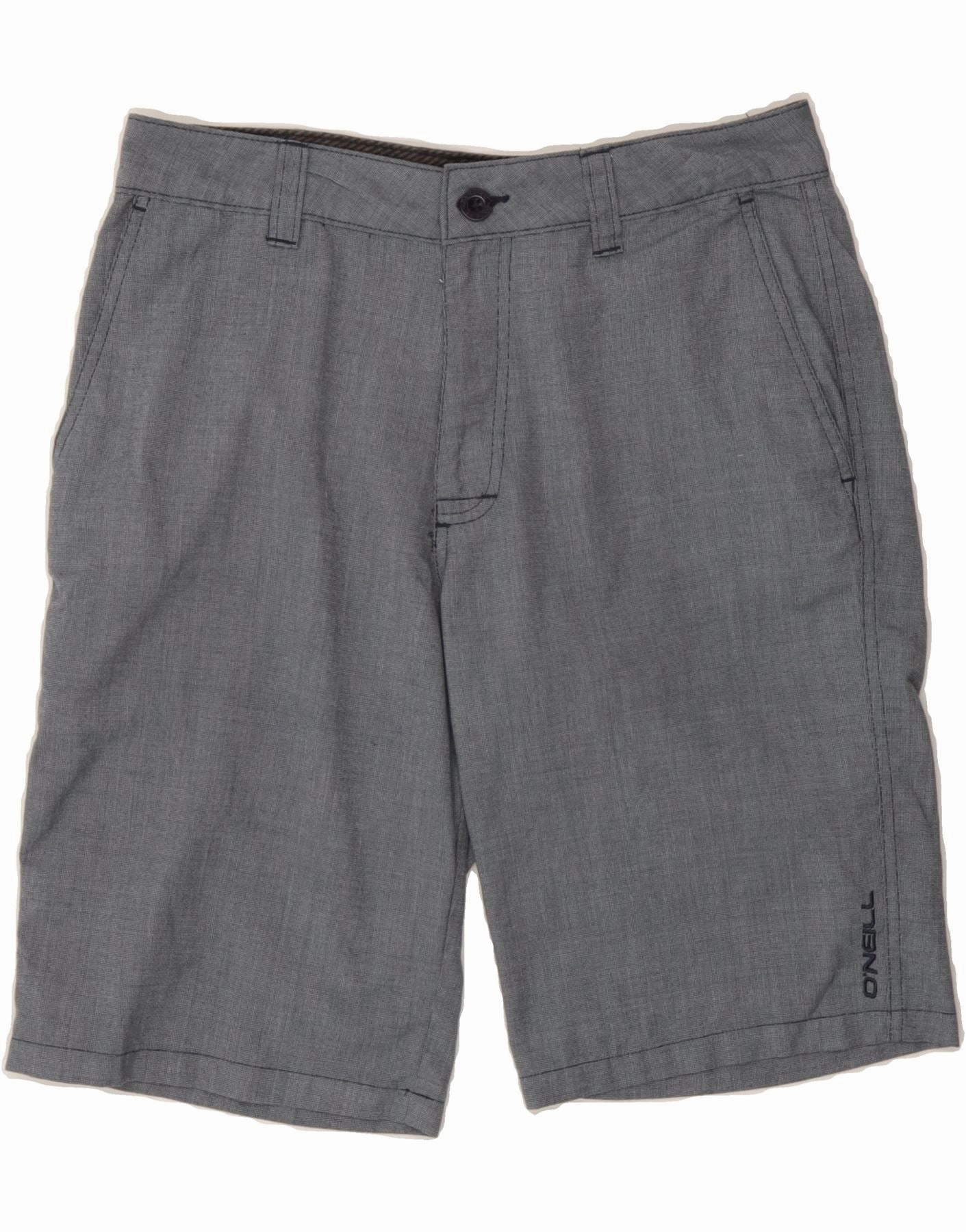 Light Flex O'NEILL Mens Chino Shorts W28 Small Navy Blue Polyester