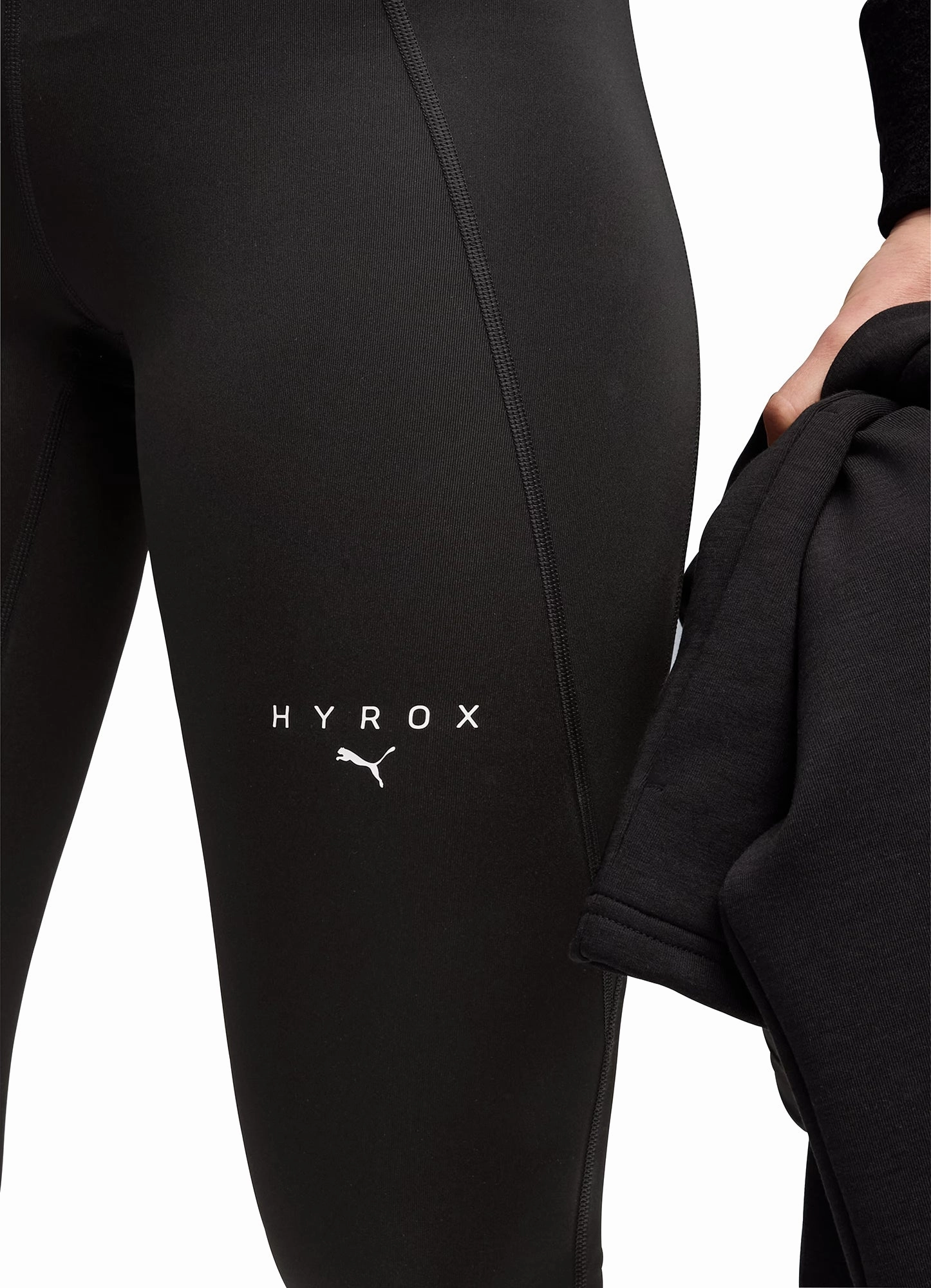 Casual Layers Comfortable Performance Puma X HYROX Essential Womens Long Training Tights - Black