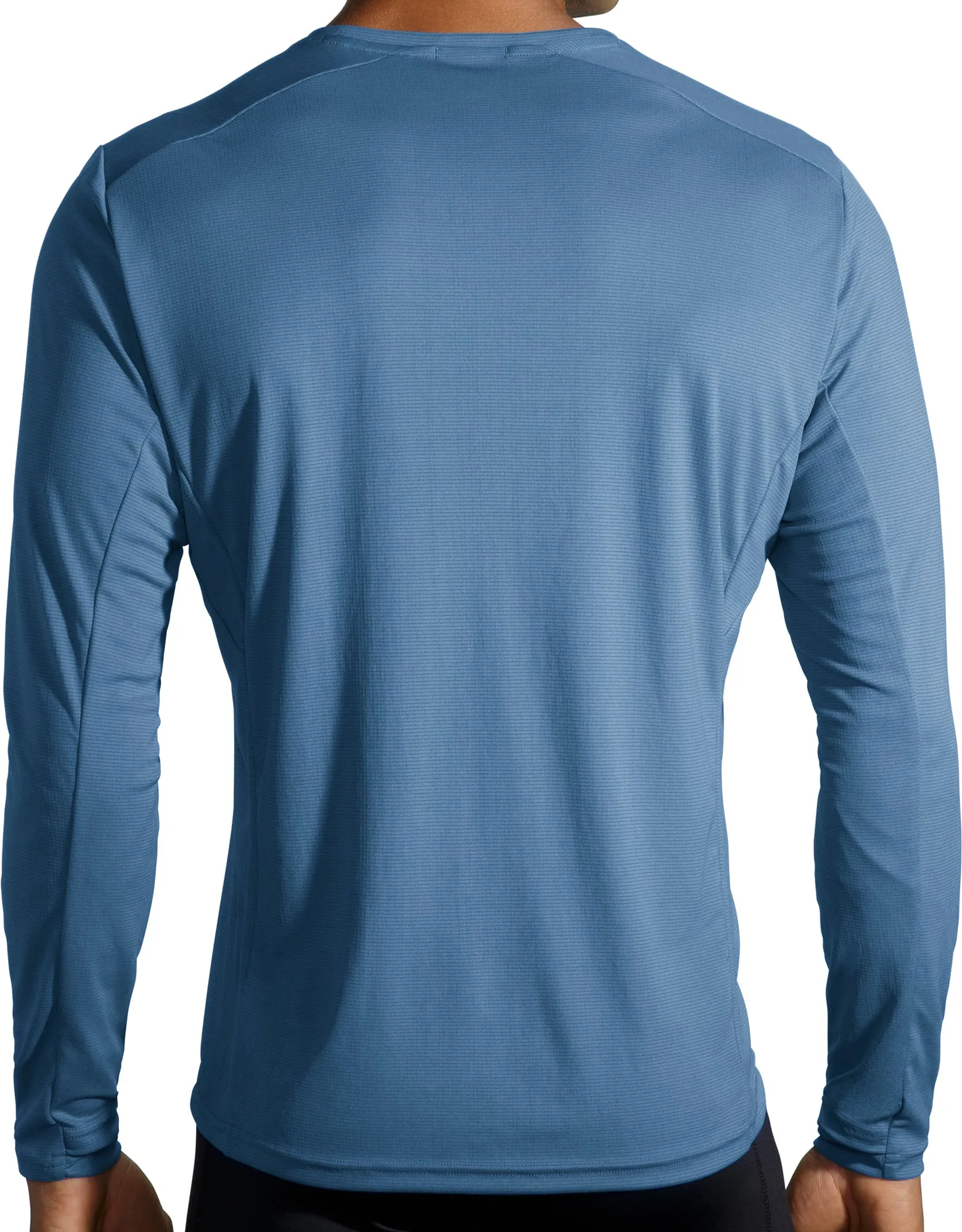 Brooks Atomsphere Long Sleeve Mens Running Top - Blue Silk combination