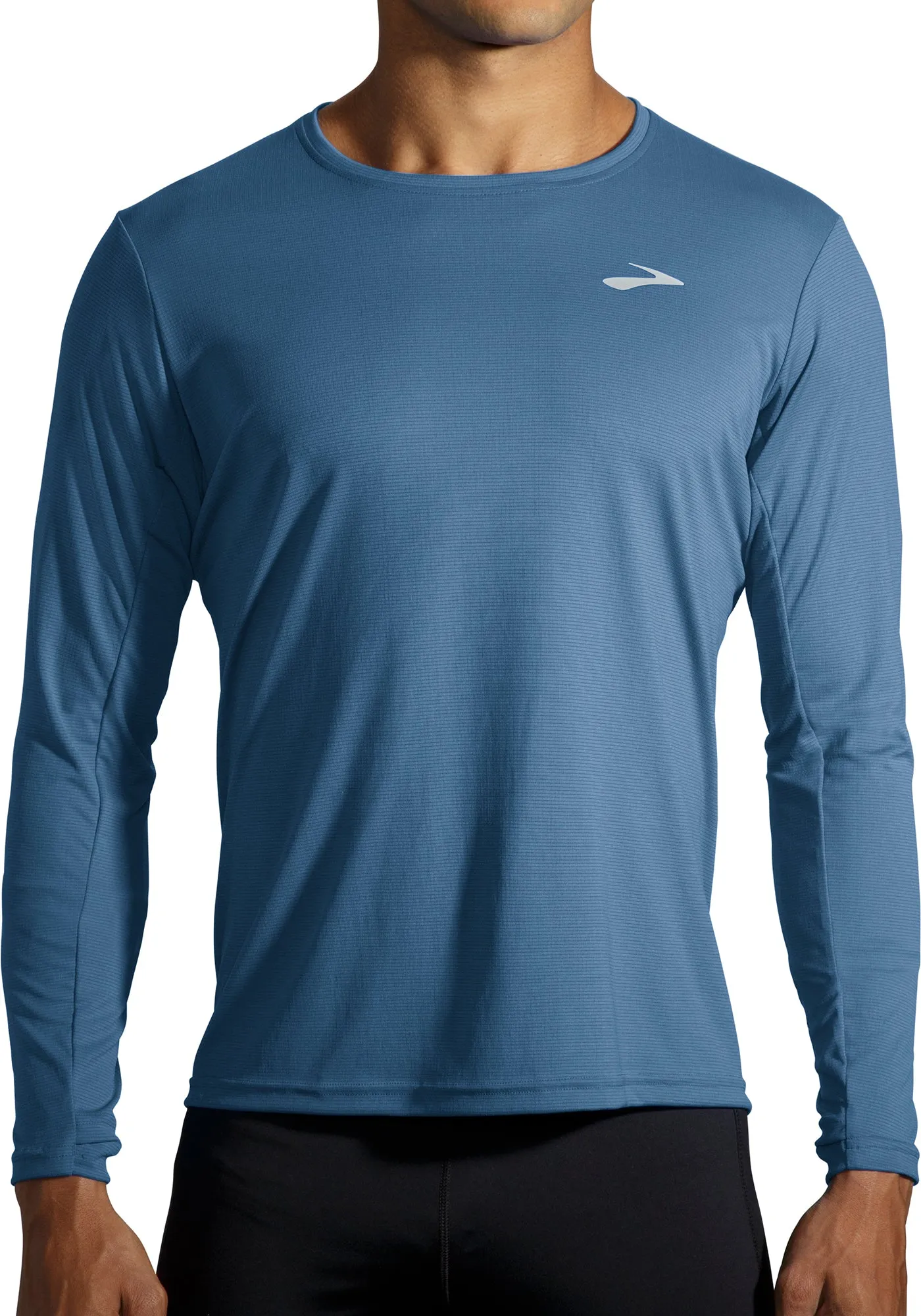 Brooks Atomsphere Long Sleeve Mens Running Top - Blue Casual Choice Yoga flexibility