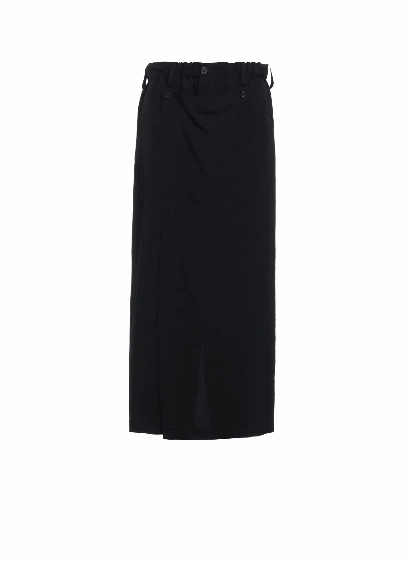 Sleek lines CREPE DE CHINE WRAP PANTS