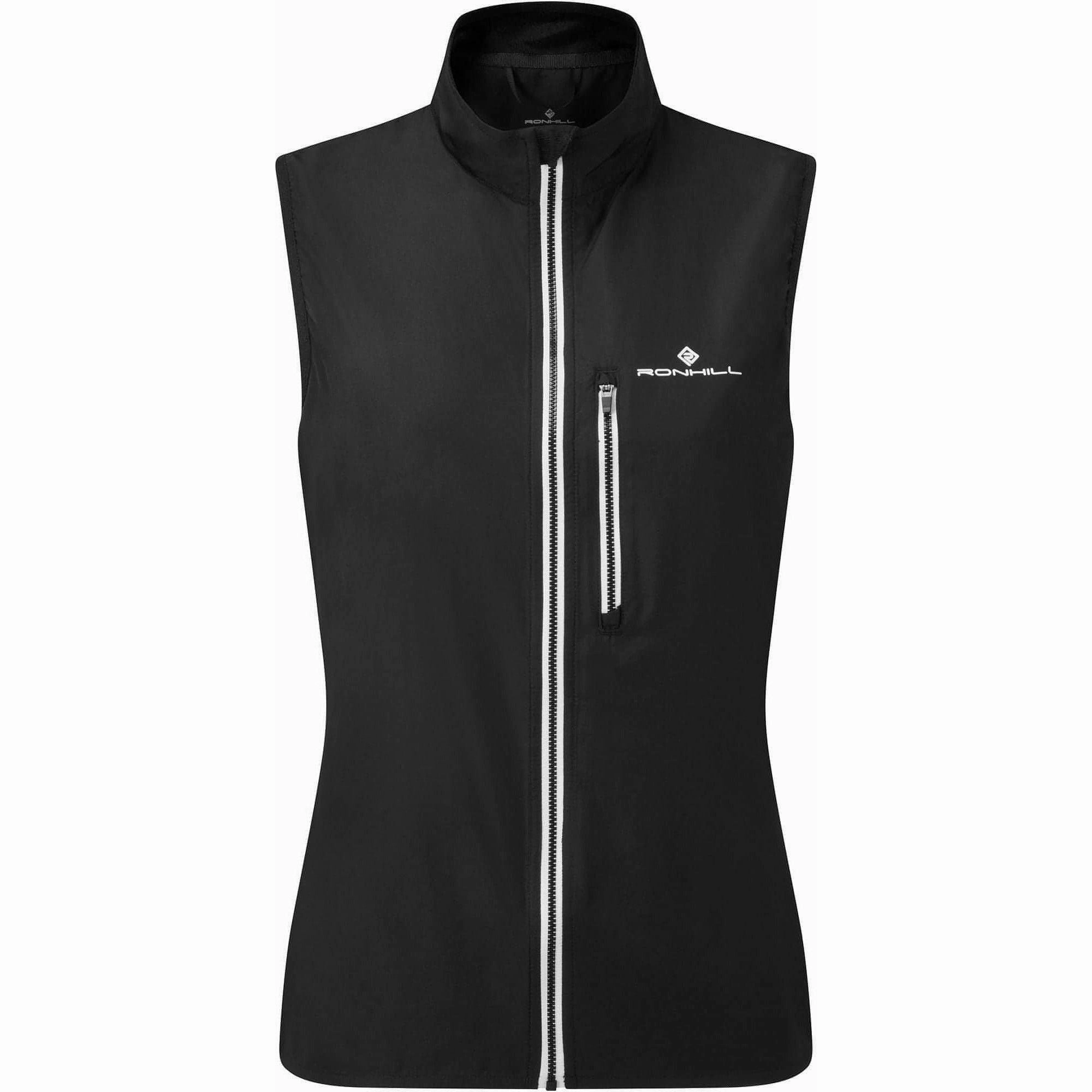 Work Ready Flexible Seams Ronhill Core Womens Running Gilet - Black