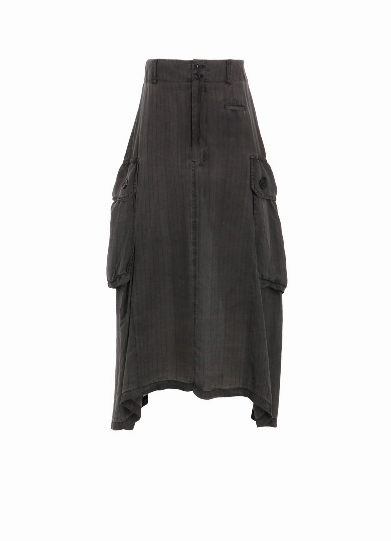 CUPRO STRIPE CARGO SKIRT Comfy Waist