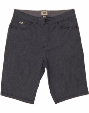 Outdoor Movement Machine-washable VANS Mens Casual Shorts W28 Small Navy Blue Polyester