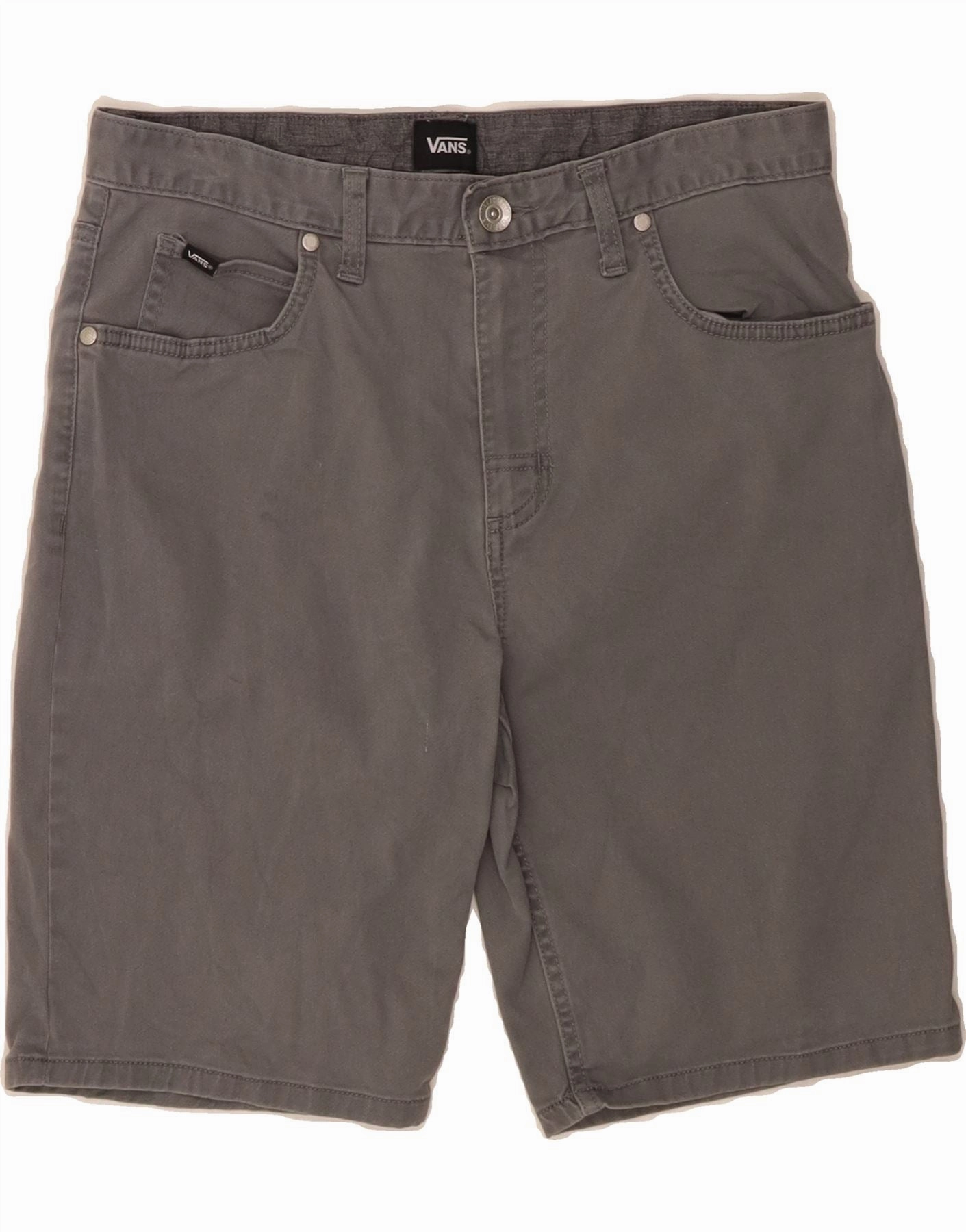 Active Movement VANS Mens Casual Shorts W32 Medium Grey Cotton