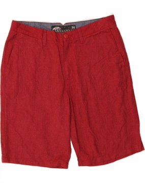 Cotton shorts VANS Mens Chino Shorts  W34 Large  Red Cotton