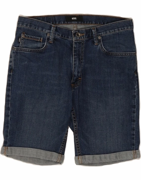 Core Comfort VANS Mens Denim Shorts W31 Medium Navy Blue Cotton