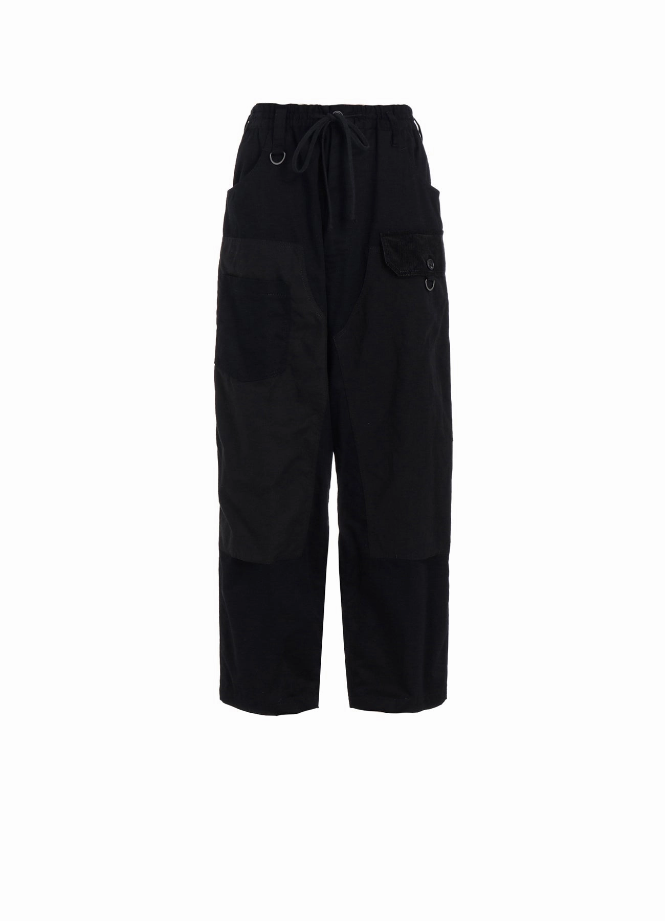 VARIOUS FABRICS CRAZY PATCHWORK DOUBLE KNEE PAINTER PANTS Cozy Layer Core Utility