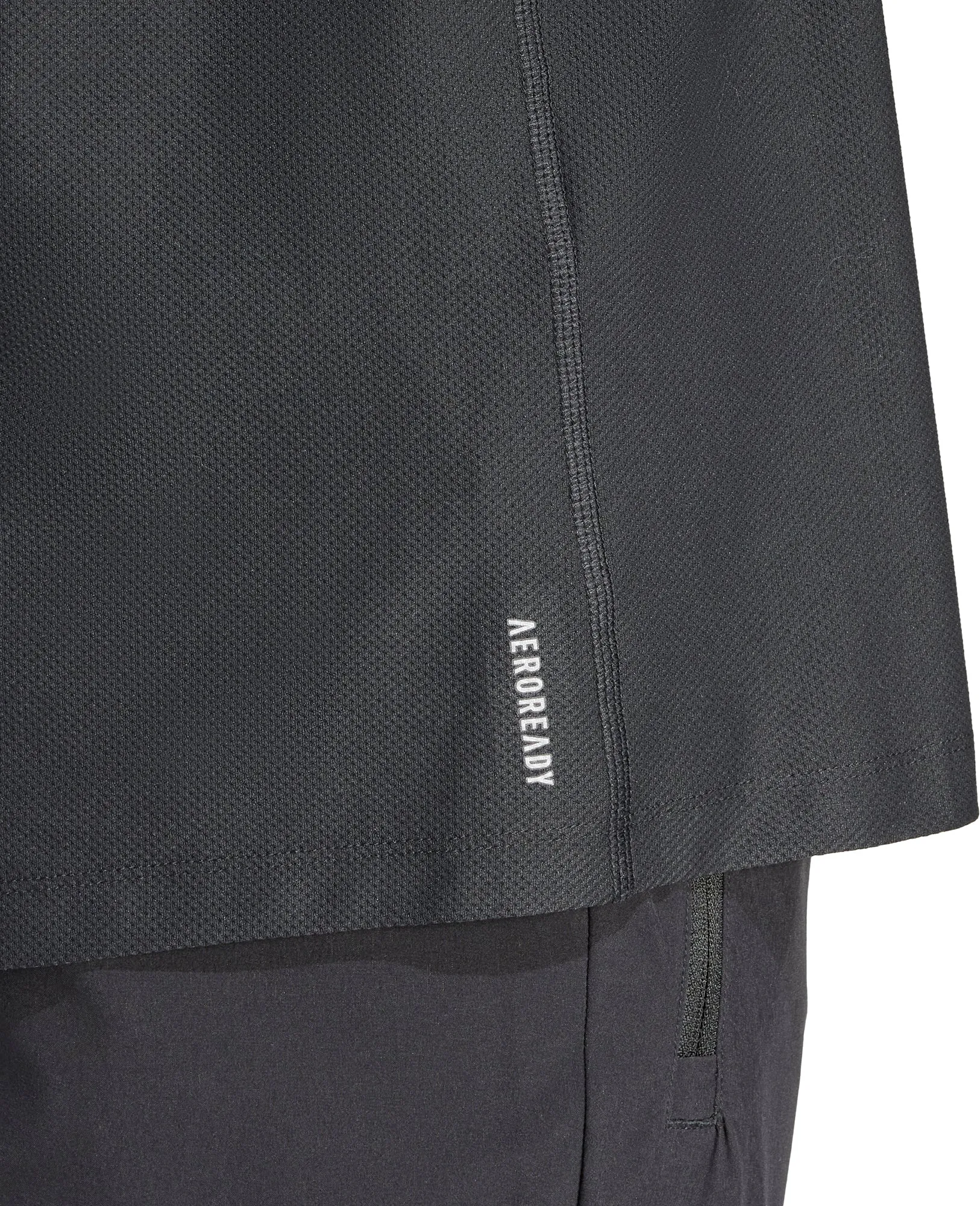 Light Comfort Comfort and Ease adidas Own The Run Short Sleeve Mens Running Top - Black