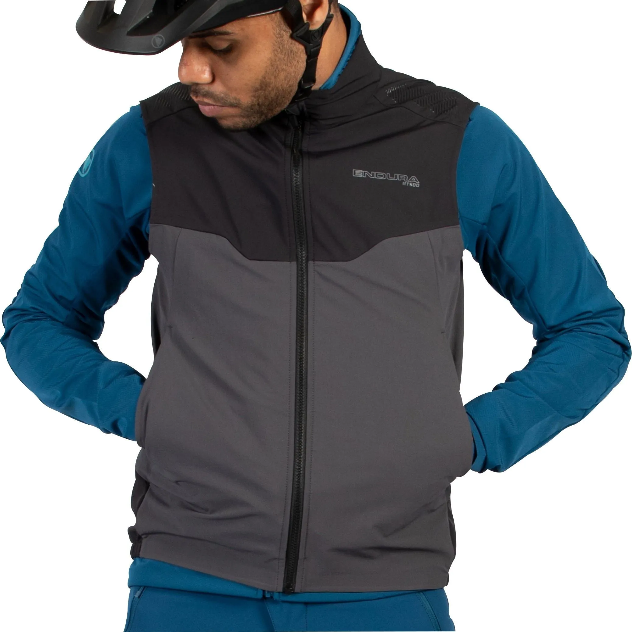 Endura MT500 Spray Mens Cycling Gilet - Black Quilted Construction birthday celebration