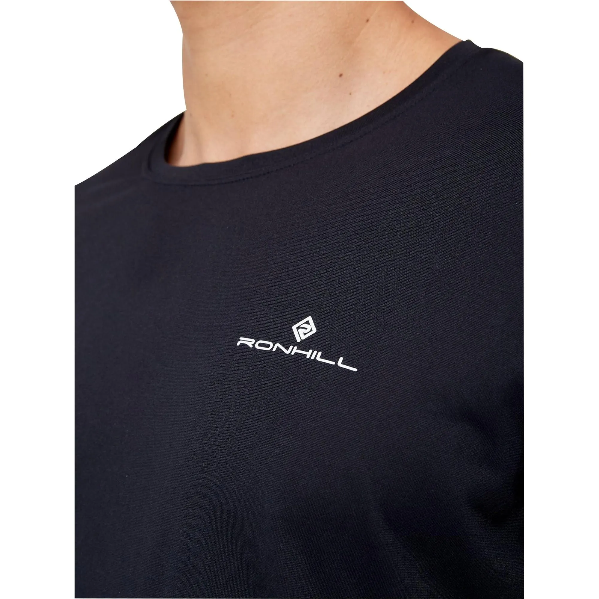 Ronhill Core Long Sleeve Mens Running Top - Black Timeless Layer