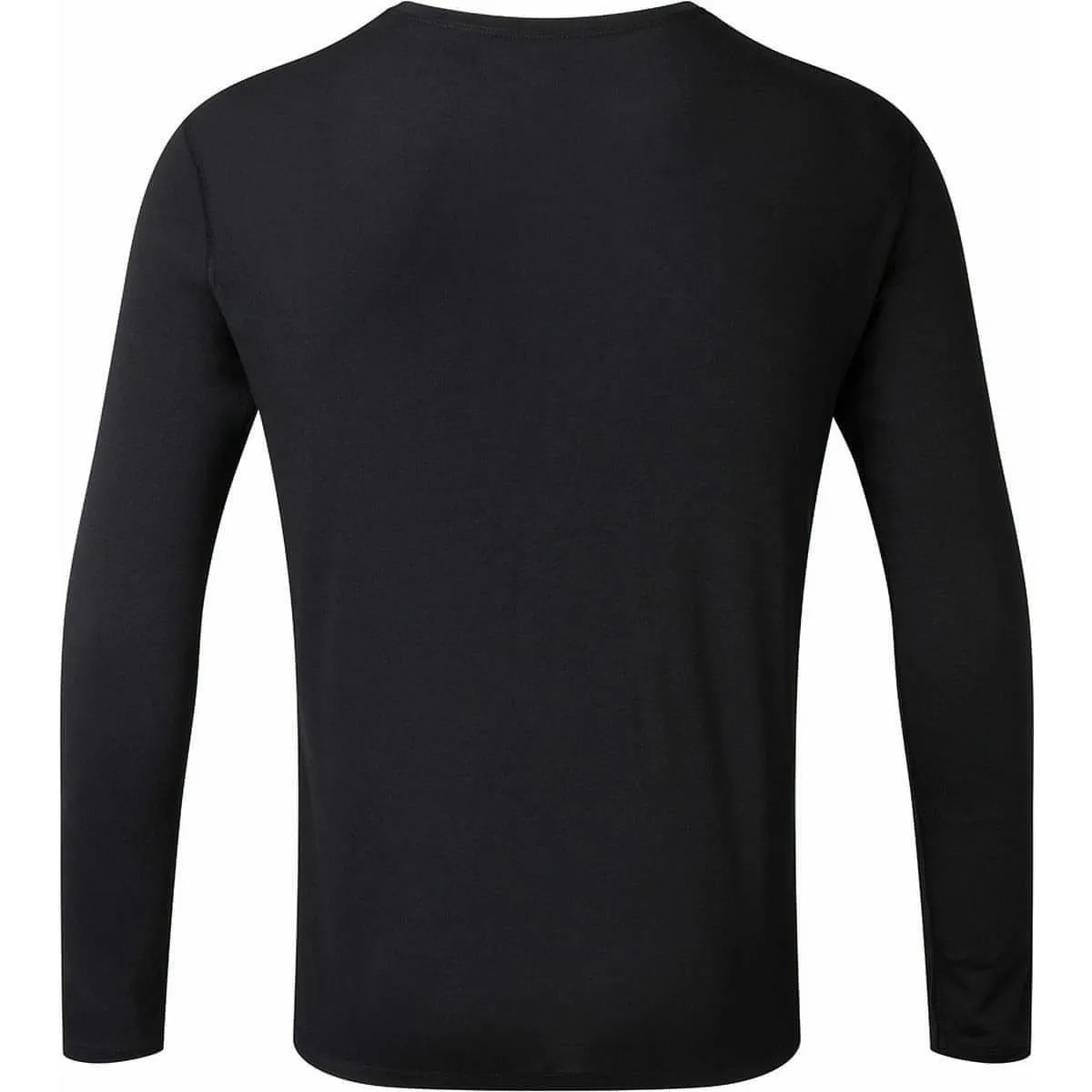 Ronhill Core Long Sleeve Mens Running Top - Black Chilly Style Practical Comfort