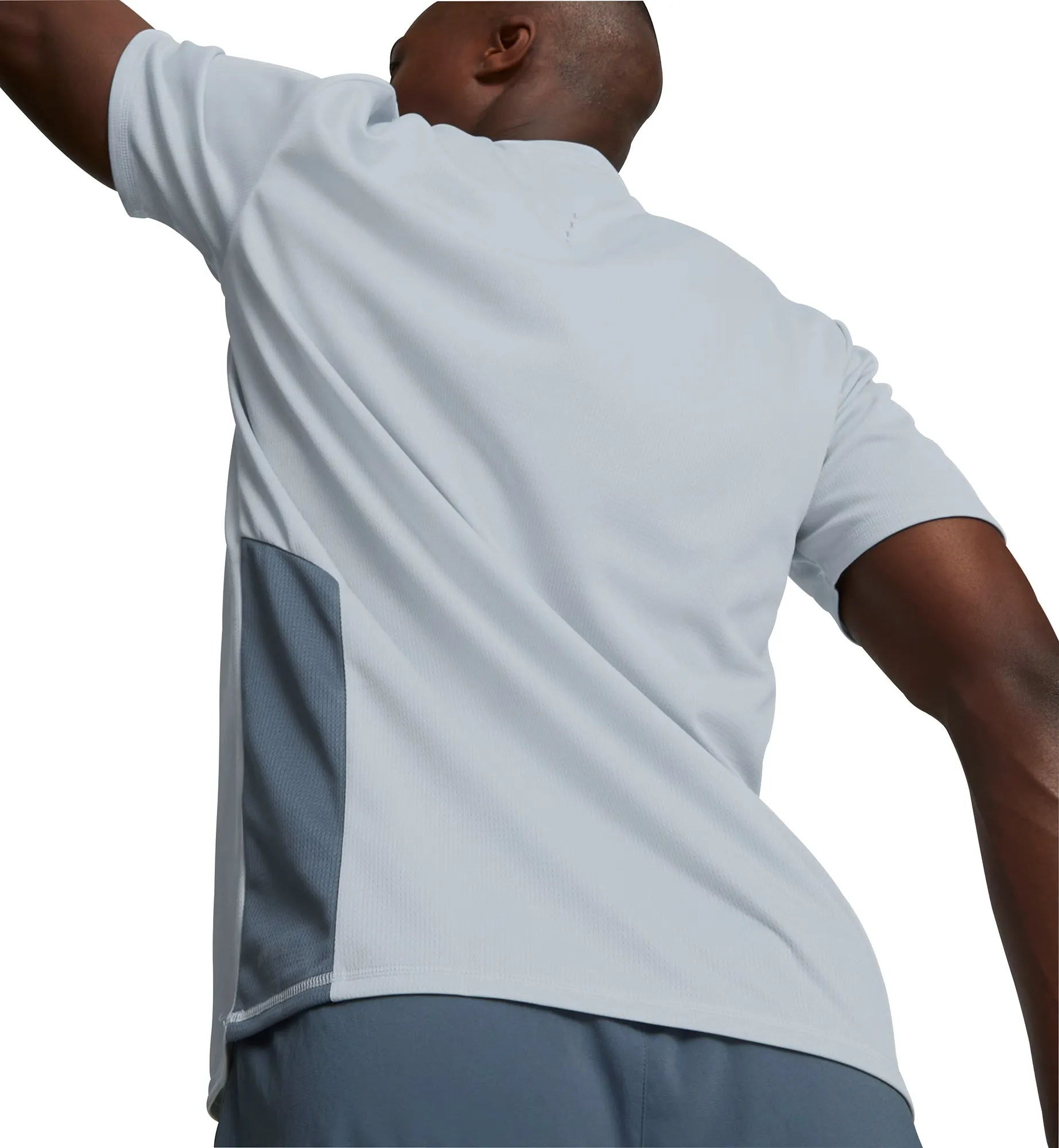 Puma Favourite Short Sleeve Mens Running Top - Grey Lint Resistant Surface UV protected