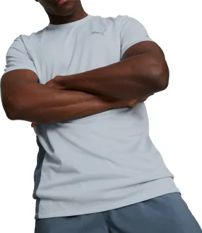 Puma Favourite Short Sleeve Mens Running Top - Grey Cool Style