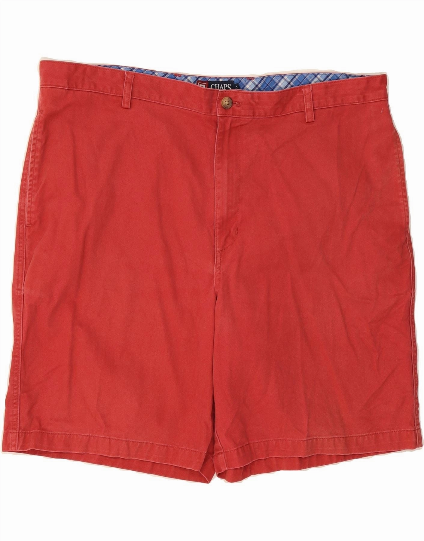 Limited Edition CHAPS Mens Chino Shorts W42 2XL  Red Cotton