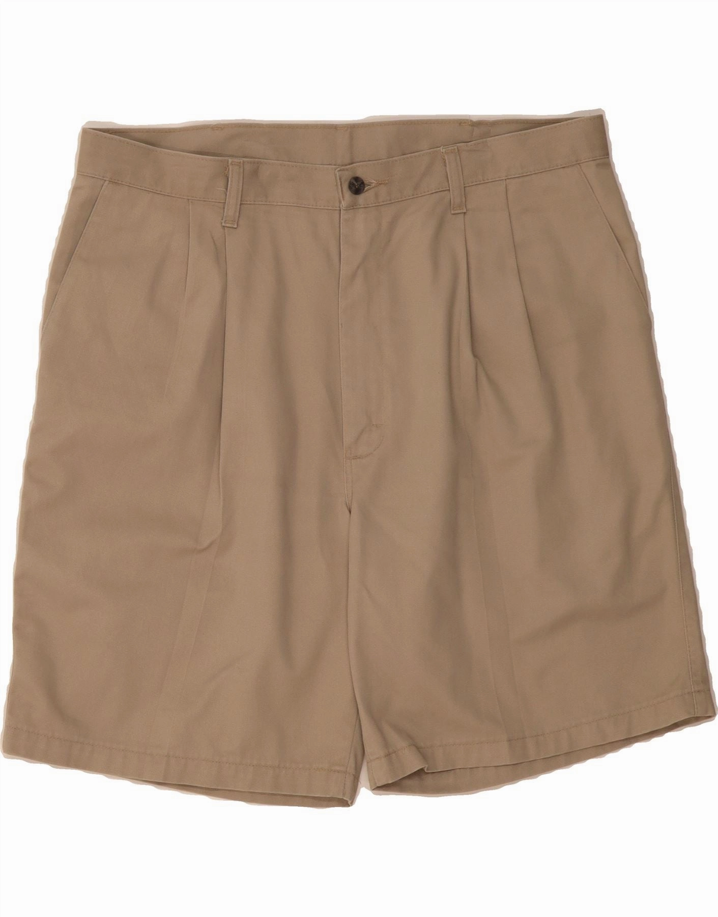 Breathable Design LEE Mens Pegged Chino Shorts W38 XL Beige Cotton