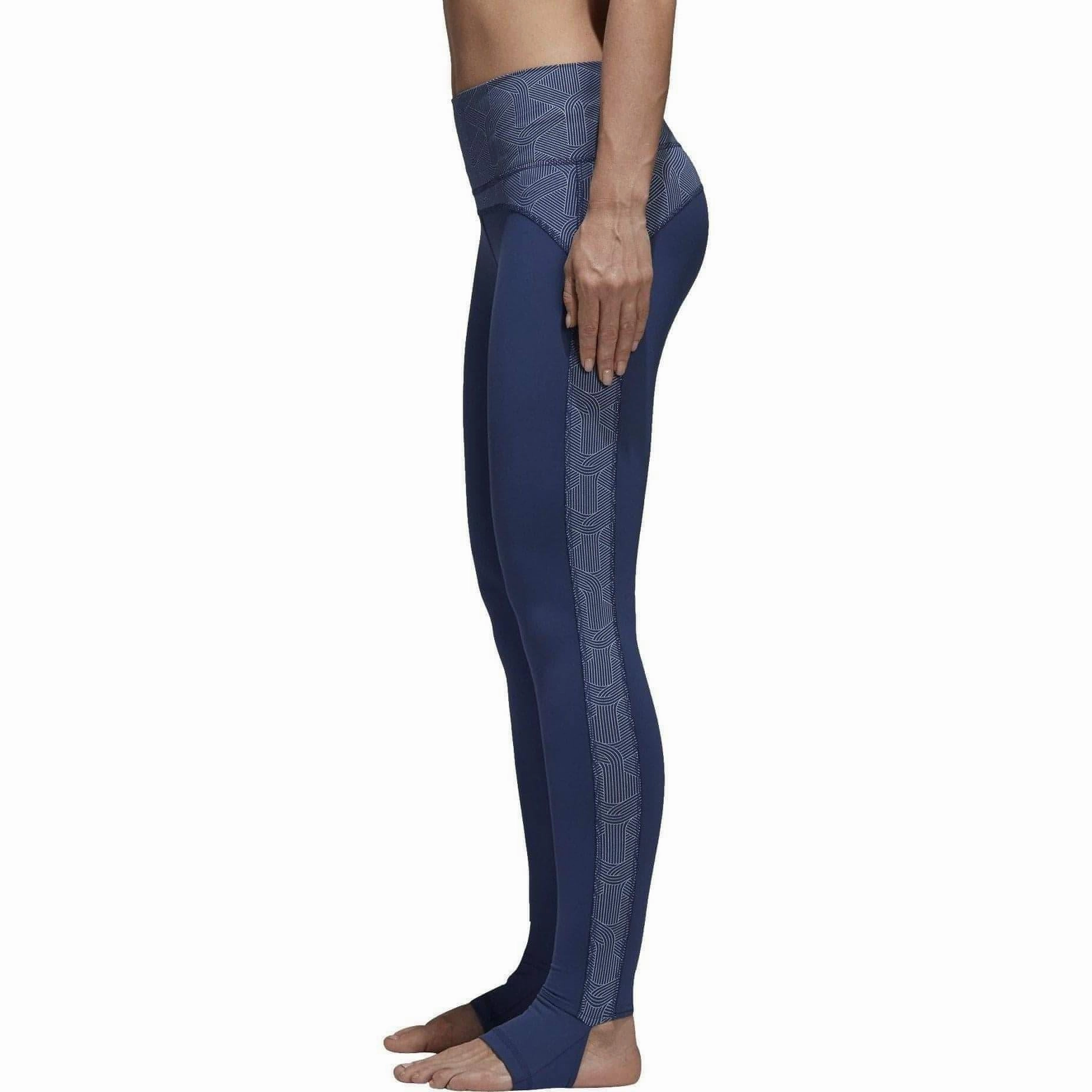Durable Stitch For Adults adidas Believe This High Rise Womens Long Yoga Tights - Blue