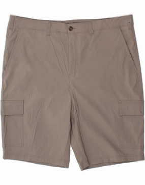 Comfy Layer basketball clothing EDDIE BAUER Mens Cargo Shorts W42  2XL Grey Nylon