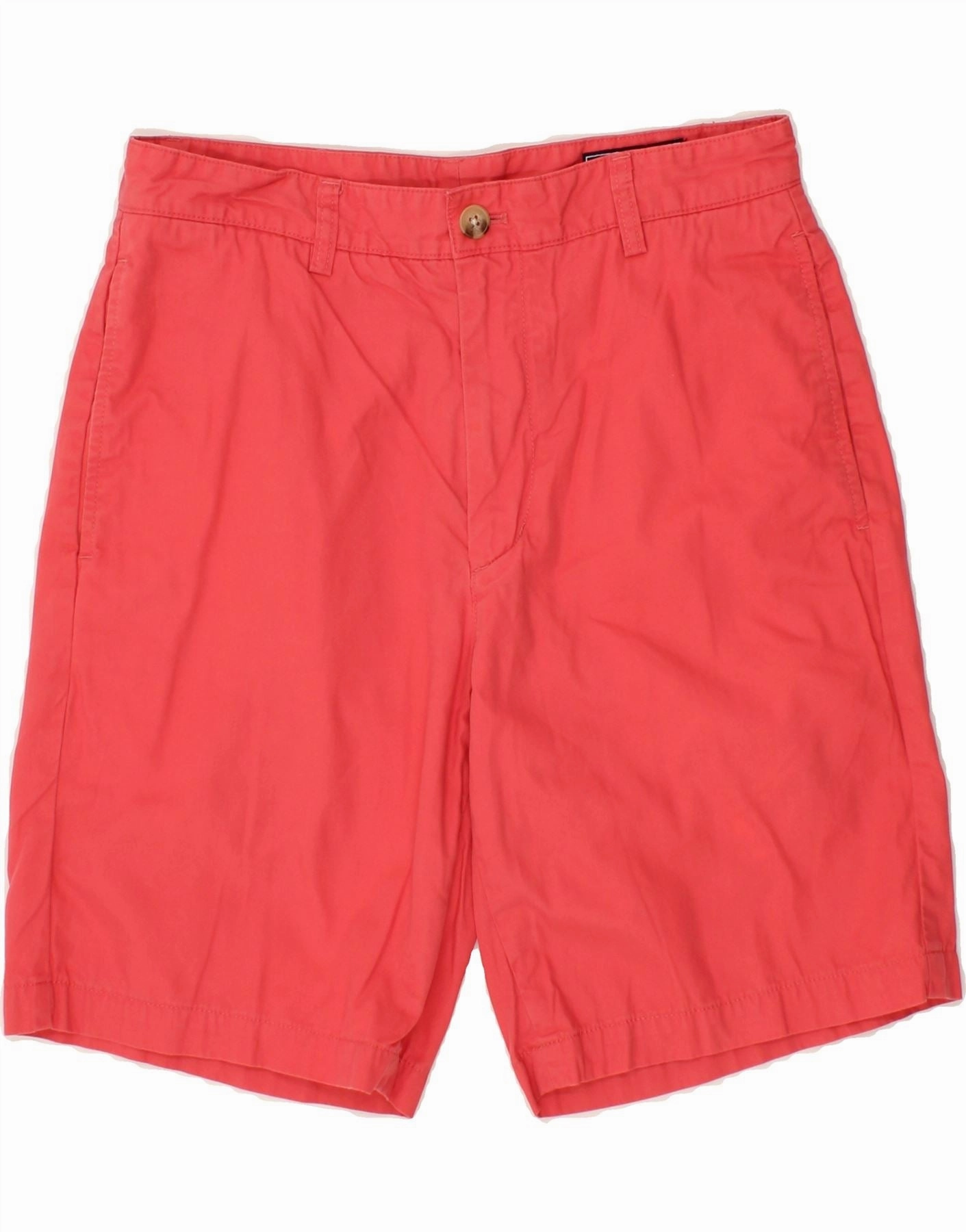 VINEYARD VINES Mens Chino Shorts W30 Medium Pink Cotton Mesh Fabric