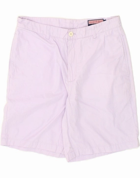 VINEYARD VINES Mens Chino Shorts W33 Medium Purple Cotton Valentine's gift