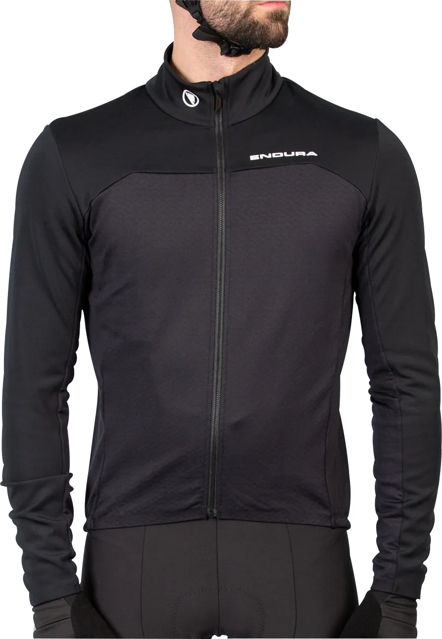 Sporty Fashion Endura FS260 Pro Roubaix Long Sleeve Mens Cycling Jersey - Black