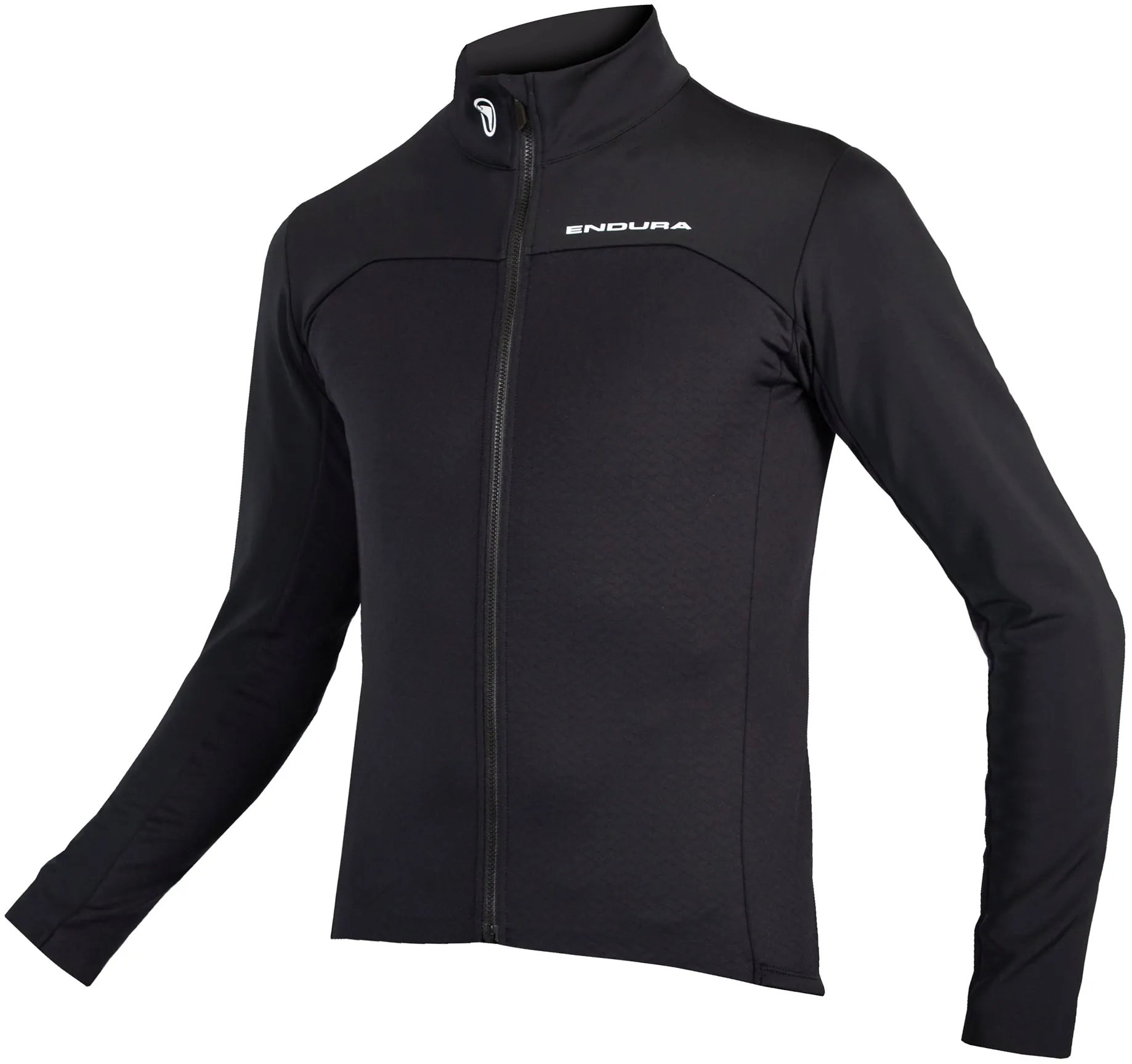 Relaxing Day Light and Breezy Endura FS260 Pro Roubaix Long Sleeve Mens Cycling Jersey - Black