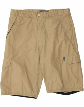 VINTAGE Mens Cargo Shorts IT 48 Medium W32  Beige Cotton Effortless Wear