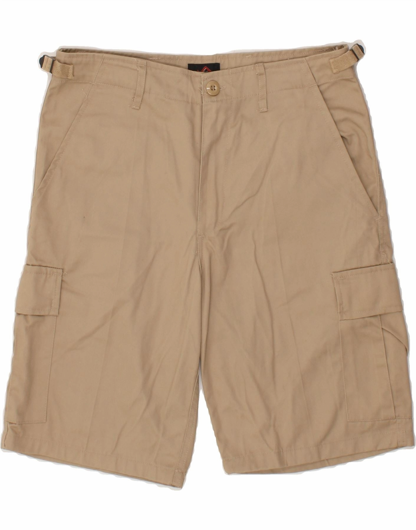 Laser Cut Perforations VINTAGE Mens Cargo Shorts Medium W30  Beige