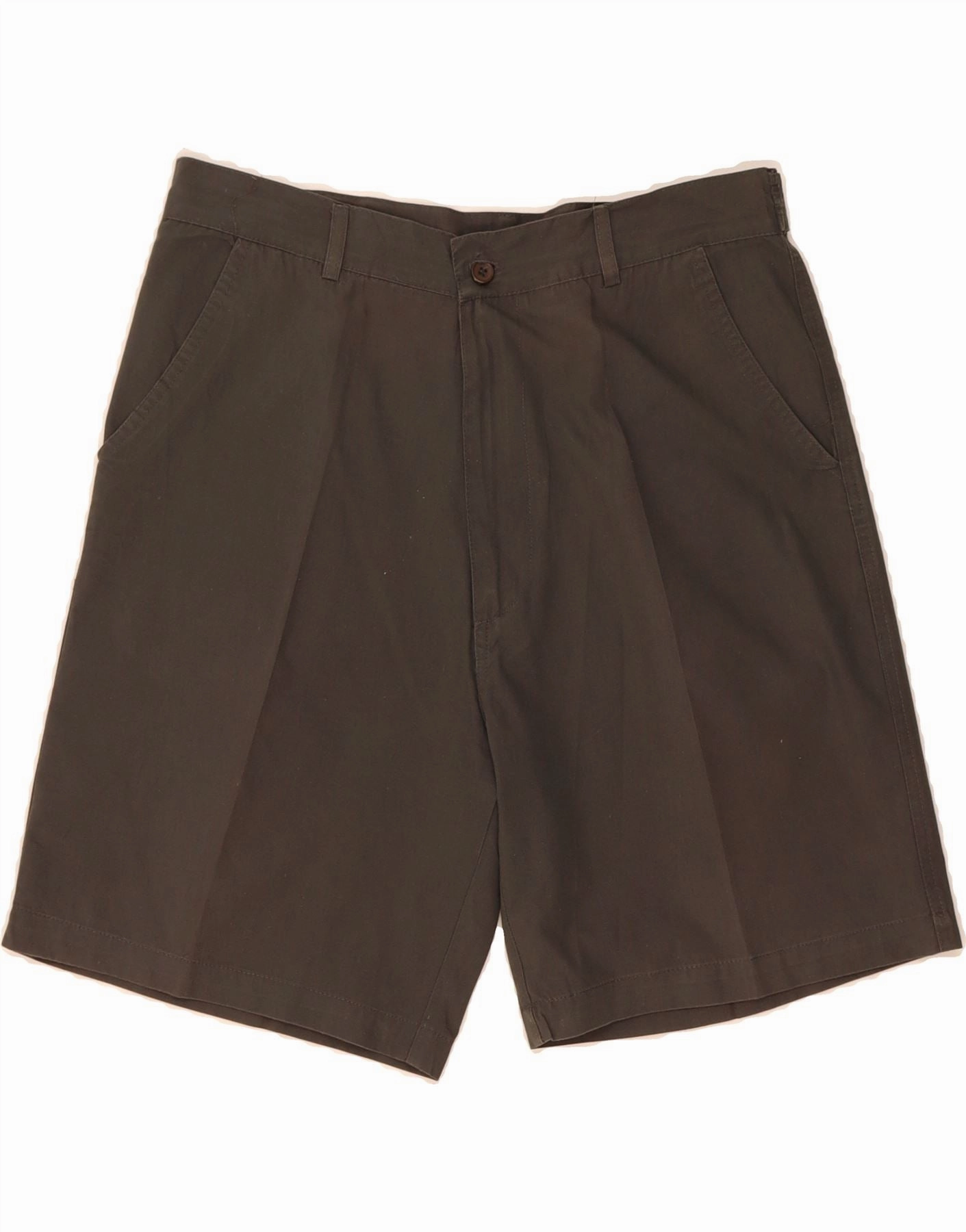 dancewear Four Way Stretch VINTAGE Mens Chino Shorts IT 48 Medium W30  Grey Polyester