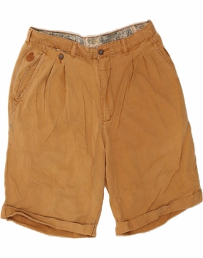 Urban Comfort VINTAGE Mens Chino Shorts IT 50 Large W34  Brown Cotton