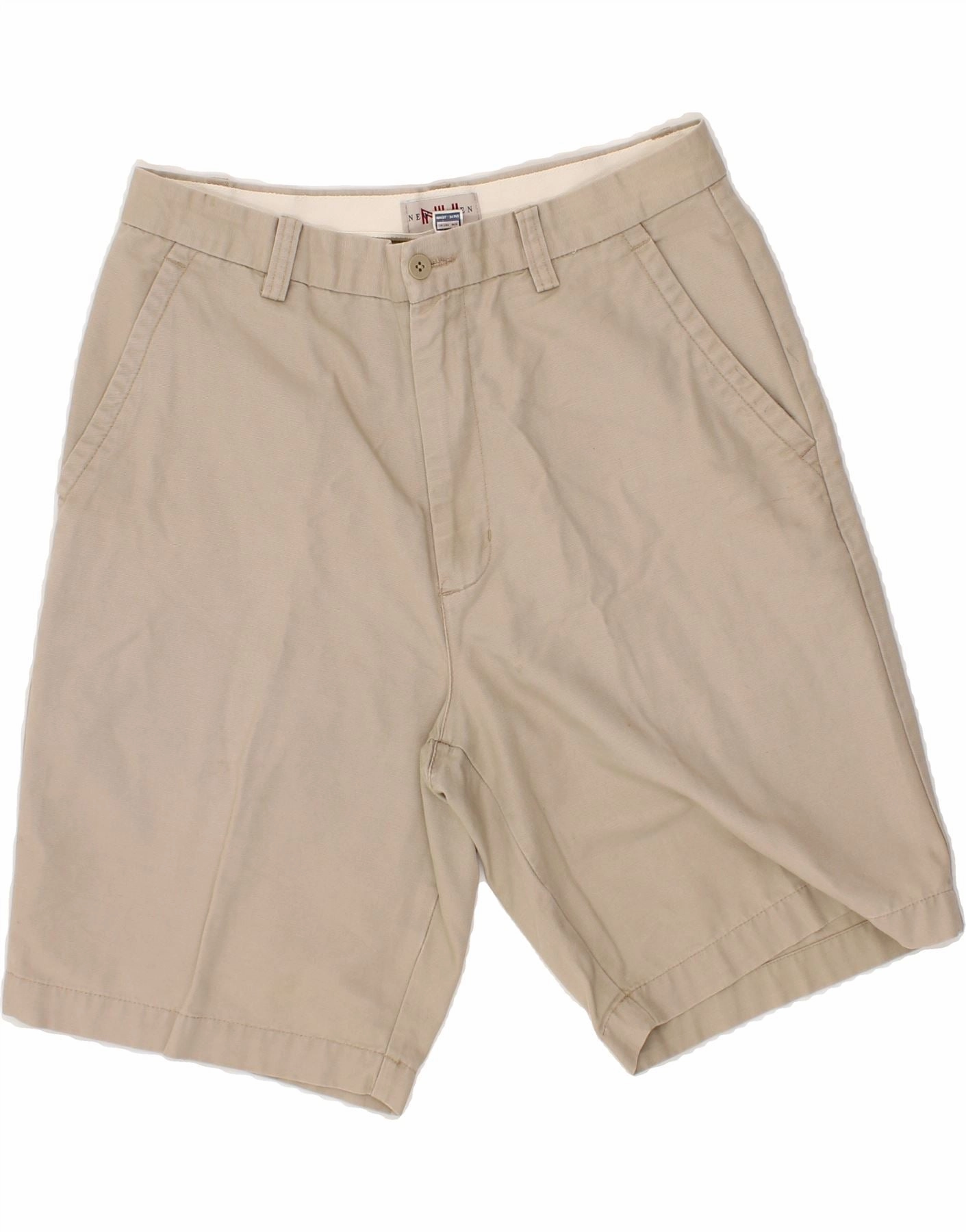 Collectible Item VINTAGE Mens Chino Shorts W34 Large Beige Cotton