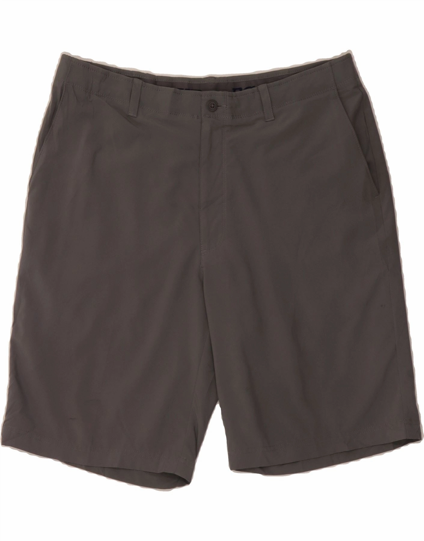 Static Resistant Fibers VINTAGE Mens Chino Shorts W36 Large  Grey Polyester