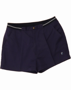 Breathable Side Vents VINTAGE Mens Chino Shorts W36 Large  Navy Blue