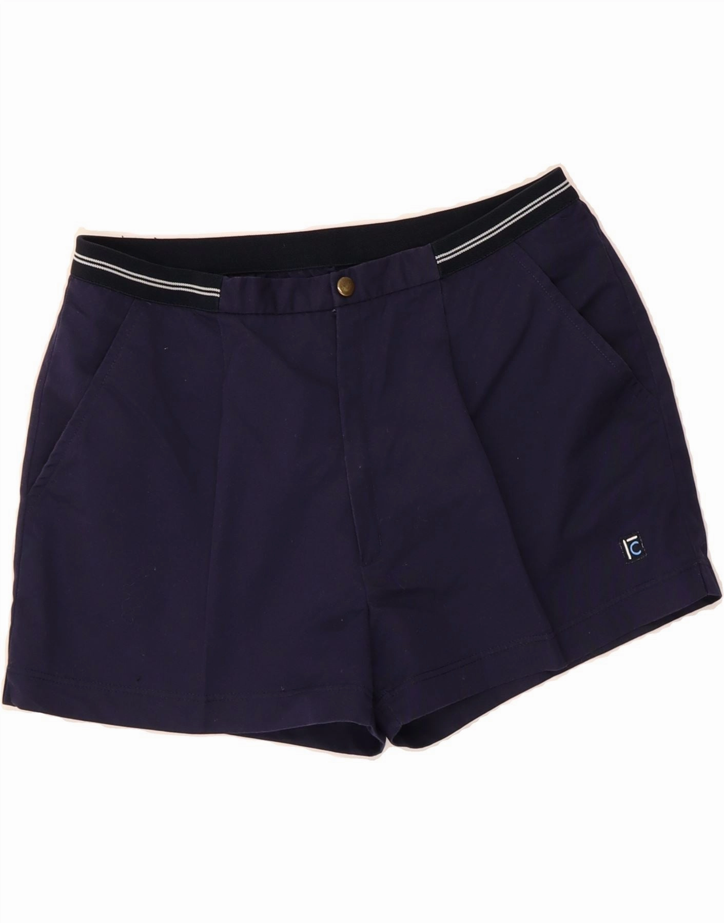 Breathable Side Vents VINTAGE Mens Chino Shorts W36 Large  Navy Blue