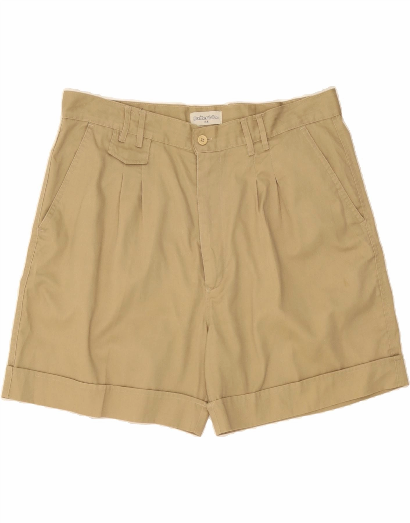 first day of school VINTAGE Mens Pegged Chino Shorts IT 54 2XL W36  Beige Polyester