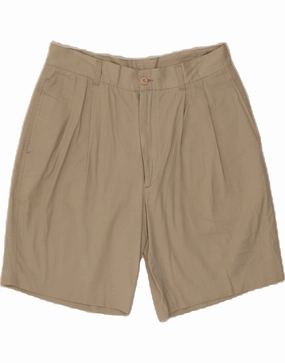 VINTAGE Mens Pegged Chino Shorts W32 Medium  Beige Limited Edition