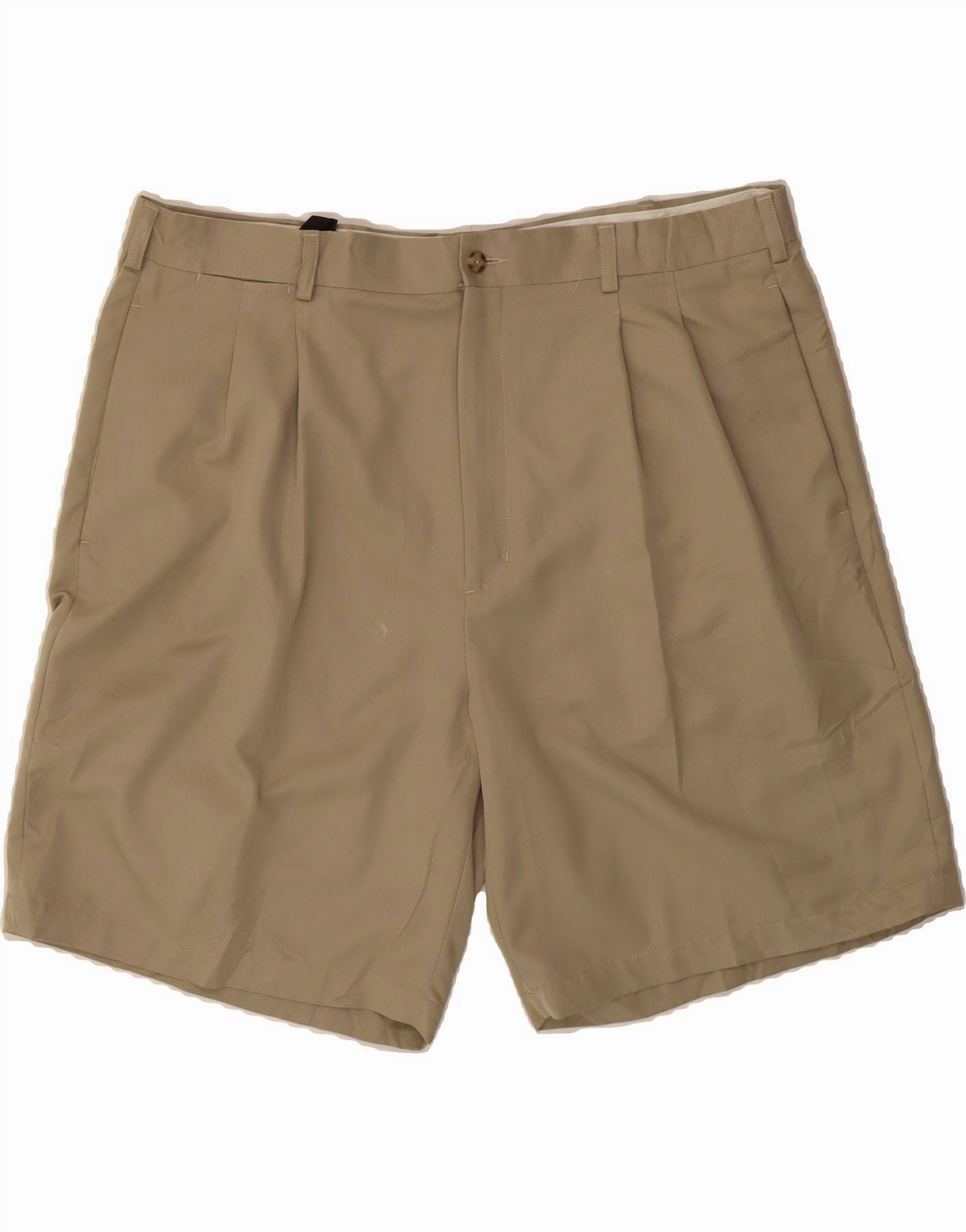 Outdoor Flex VINTAGE Mens Pegged Chino Shorts W42 2XL Beige Polyester