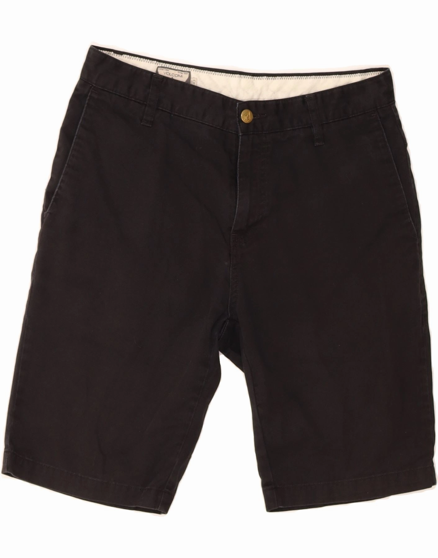 poolside gear Functional Clothing VOLCOM Mens Chino Shorts W30 Medium Black