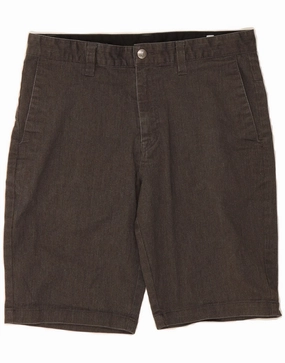 VOLCOM Mens Chino Shorts W31 Medium Grey Cotton Flats