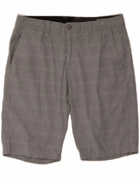 Hypoallergenic fabric VOLCOM Mens Chino Shorts W32 Medium Grey Striped