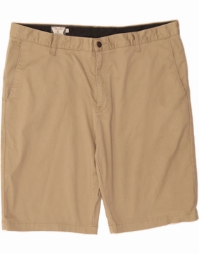 VOLCOM Mens Chino Shorts W40 XL  Beige Cotton Go Light Evening Wear