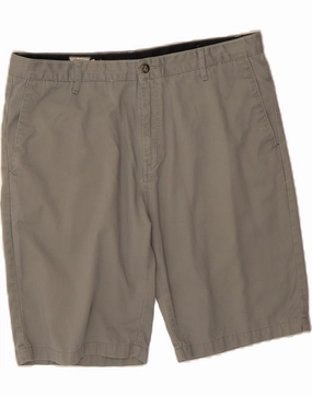 Comfortable Cut Easy Flex VOLCOM Mens Chino Shorts W40 XL Grey